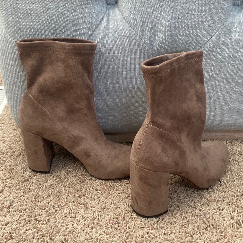 Worn Once Bcbg Generation Mocha Colored Soft Sued… - image 1